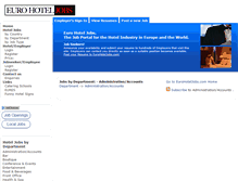Tablet Screenshot of administration.eurohoteljobs.com