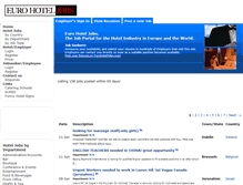 Tablet Screenshot of foodandbeverages.eurohoteljobs.com