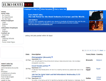 Tablet Screenshot of conferenceandevents.eurohoteljobs.com