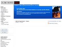 Tablet Screenshot of france.eurohoteljobs.com
