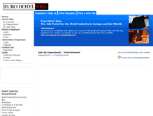 Tablet Screenshot of entertainment.eurohoteljobs.com